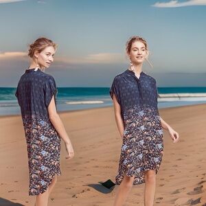 Anthropologie Silk Tunic Dress